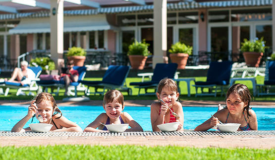 Cape Town family hotels - kids in pool.